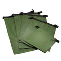 TRENDBOX Set of 5 Sizes Roll Top Waterproof Dry Bag Kit Storage Compression Bag Sack Poch Packing Organizers Water Resistant Camping Travel - Forestgreen
