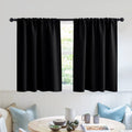 Short Blackout Privacy Curtains 30 inch Long for Bathroom Window