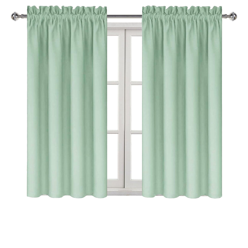 Blackout Curtains for Bedroom Living Room 38 x 45 Inch Long 2 Panels (2 Count)
