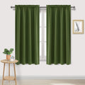 Olive Green Room Darkening Blackout Curtains