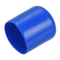 20pcs Rubber End Caps 23mm ID Vinyl Round Tube Bolt Cap Cover Screw Thread Protectors Blue