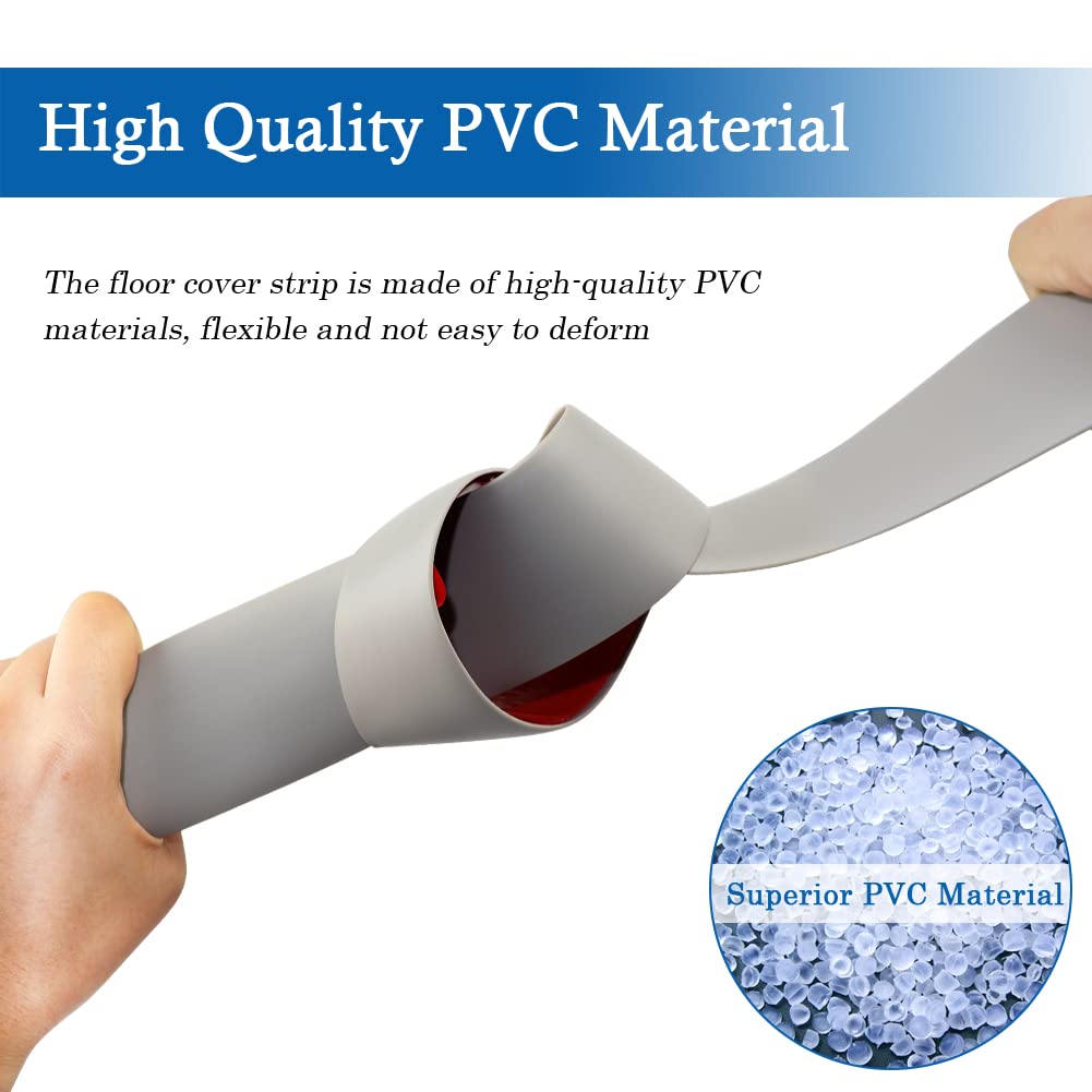 Vinyl Floor Transition Strip Self Adhesive Threshold Strip (3.3 Foot)