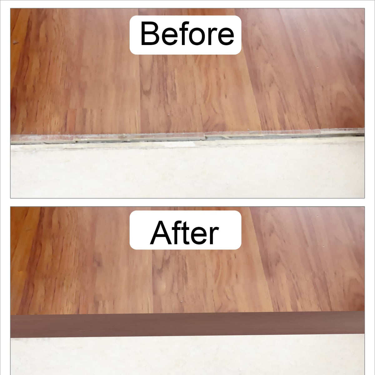 Floor Transition Strip & Self Adhesive Floor Vinyl Floor Edge Trim Laminate Floor Gap Covering Joining Strip (236 Foot)