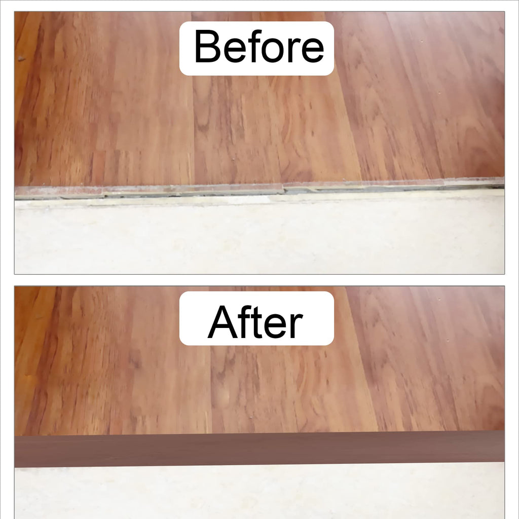 Floor Door Flat Transition Strip & Self Adhesive Floor Vinyl Floor Edge Trim Laminate Floor Gap Covering Joining Strip
