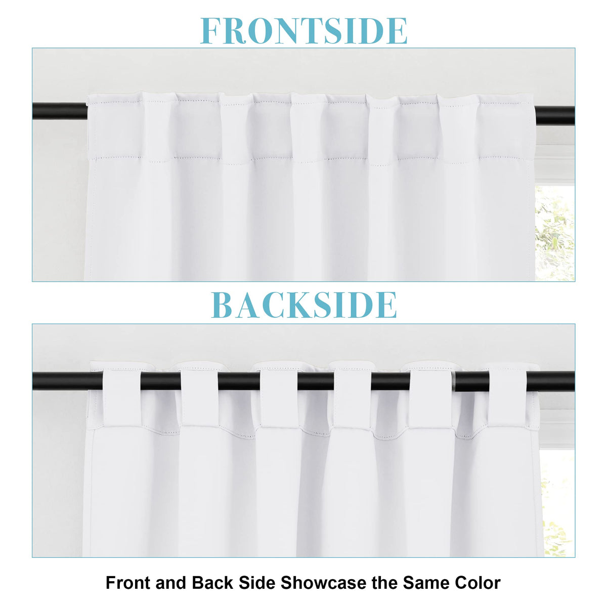Small Window Curtains (2 Count)