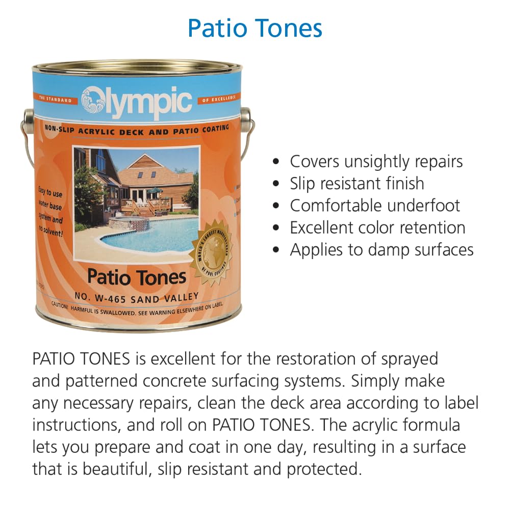 Olympic Patio Tones Warm Biscuit (128 Fl Oz)