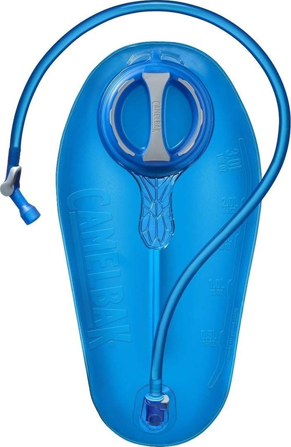 CamelBak Crux 3L Hydration Reservoir, High Flow Water Bladder with Leak Resistant Cap for Hiking Biking and Outdoor Use, 100oz, Blue