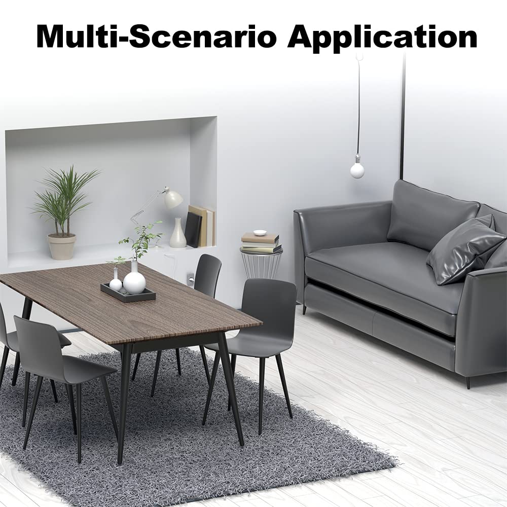 4PCS 7 Inch Matte Black Tapered Angled Legs for Furniture