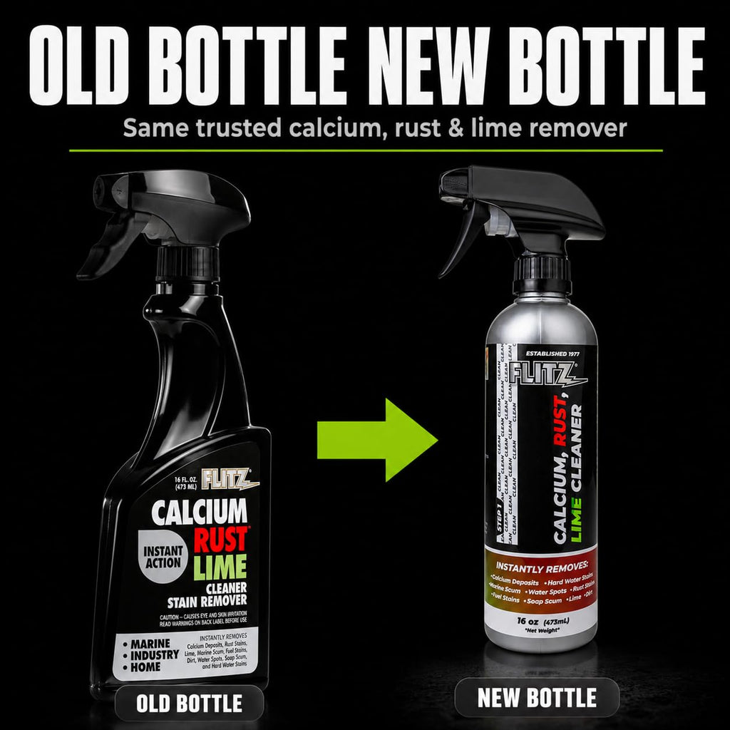 Calcium, Rust, & Lime Remover - 16oz Bottle of USA-Made Limescale Remover for Toilets, Showers, and More - Powerful Spray that Instantly Eliminates Tarnish, Grease, and Other Grime (12 Pack) (192 Fl Oz)