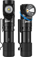 WUBEN L1 Rechargeable Flashlights High Lumens, 2000 Lumen Bright Flashlight, Dual Light Sources Flashlight with 180° Rotating Head, IP68 Waterproof Handheld Flash Light for Emergencies Camping (519A)