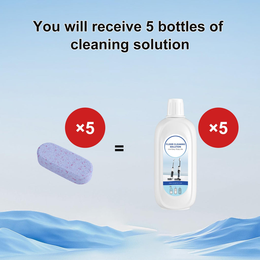 10 Packs Soap Cleaning Solution Compatible with Tineco Vacuum Mop