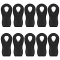 10PCS Magnetic Chip Clips Airtight Seal Reusable Black Bag Clips for Food Storage Heavy Duty Plastic Food Clip for Refrigerator (10 Count)