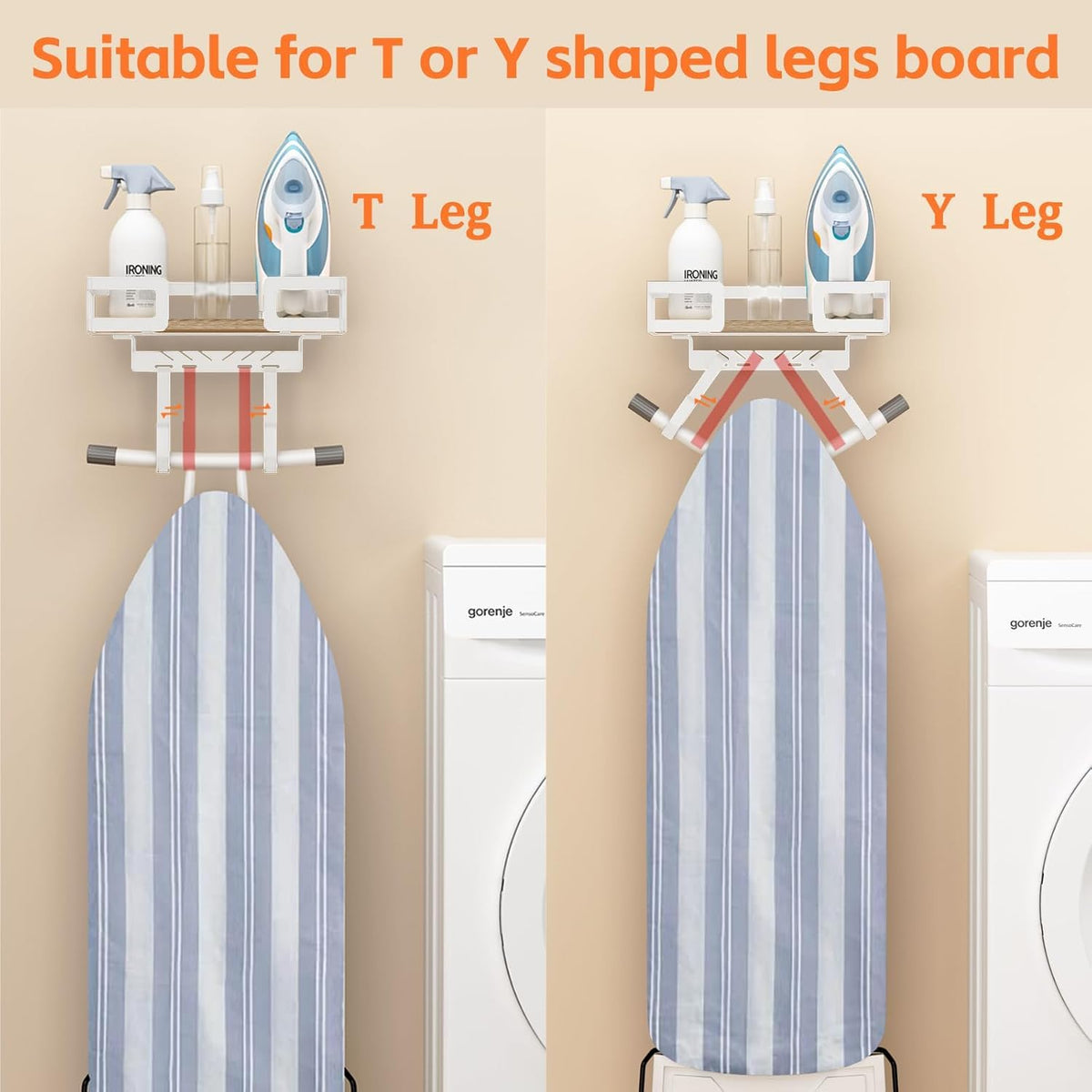 Ironing Board Hanger Wall Mount