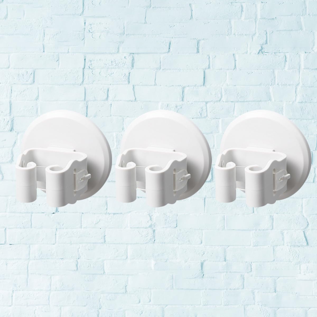 3pcs Suction Cup Mop and Broom Holder Wall