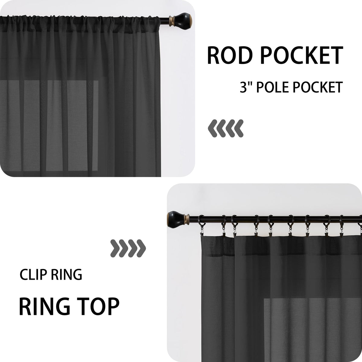 Small Sheer Door Curtain Closet Linen Textured Curtain Sheers Doorway Light Filtering Voile French Door Rod Pocket Curtains Patio Glass Doors
