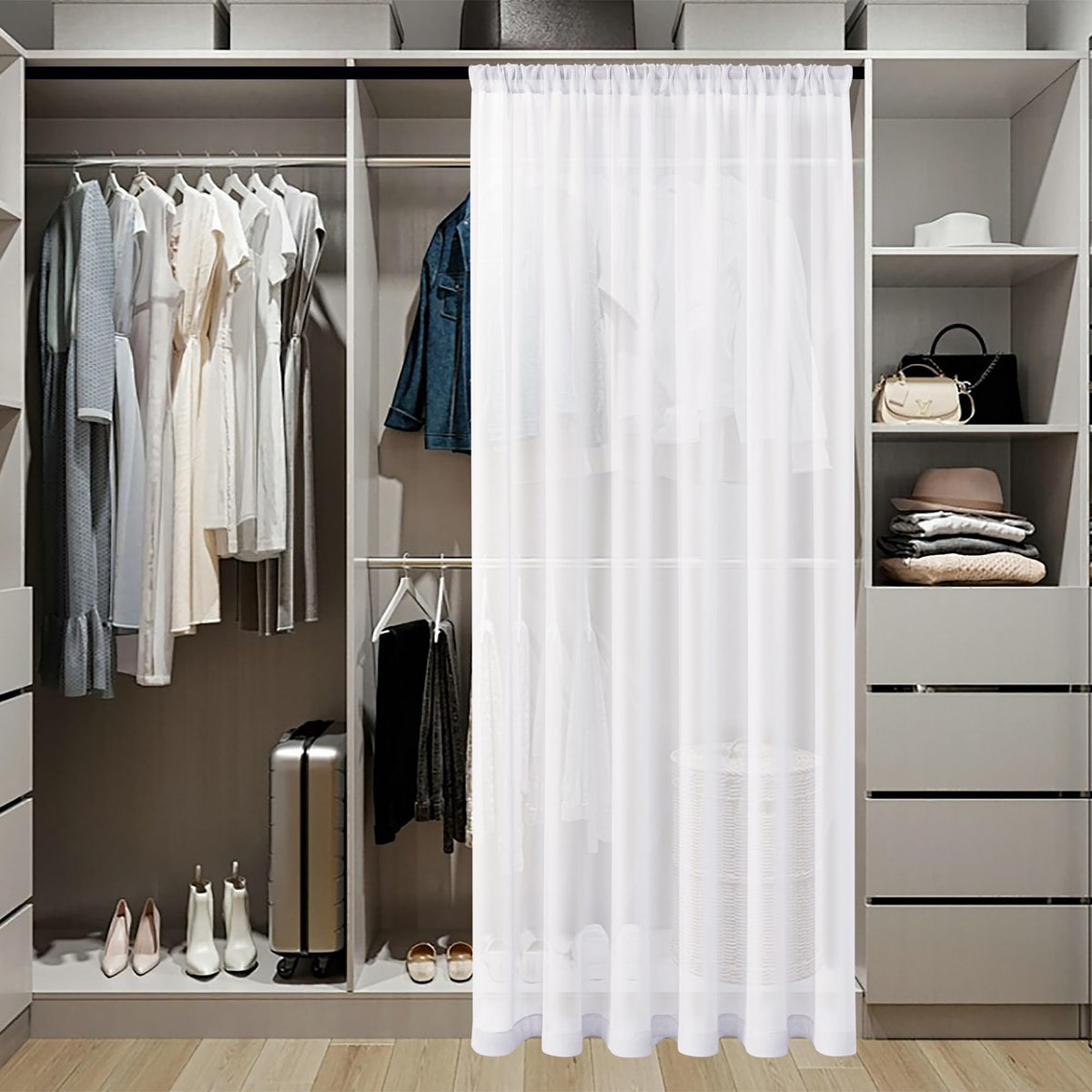 Short Sheer Door Curtains Closet Linen Textured Curtains Sheer Doorway Light Filtering Voile Patio Glass Door Rod Pocket Curtain French Doors