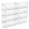 Stackable Storage Bins Open Front (8 Count)