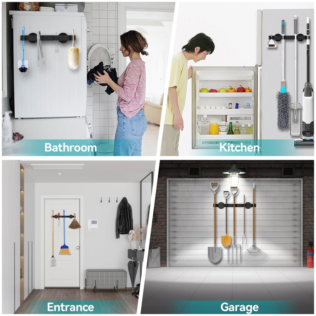 Magnetic Mop Broom Holder