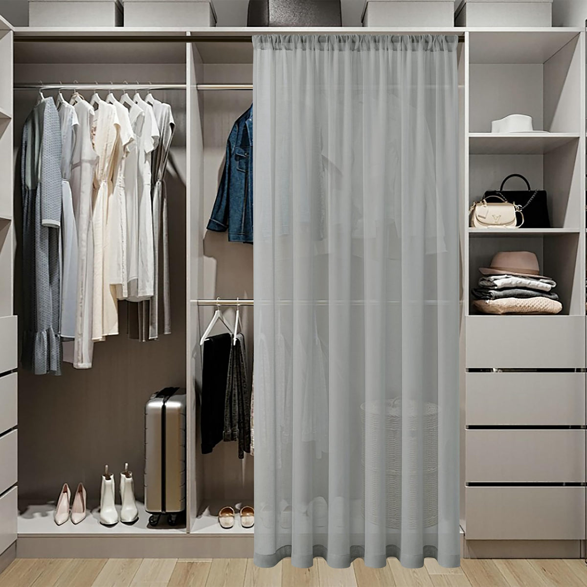 Sheer Door Curtains Closet Linen Textured Curtains Sheer Doorway Light Filtering Voile French Doors Rod Pocket Curtain Patio Glass Door
