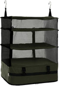 TABITORA Portable Hanging Travel Shelves Bag Packing Cube Organizer Suitcase Storage Large Capacity