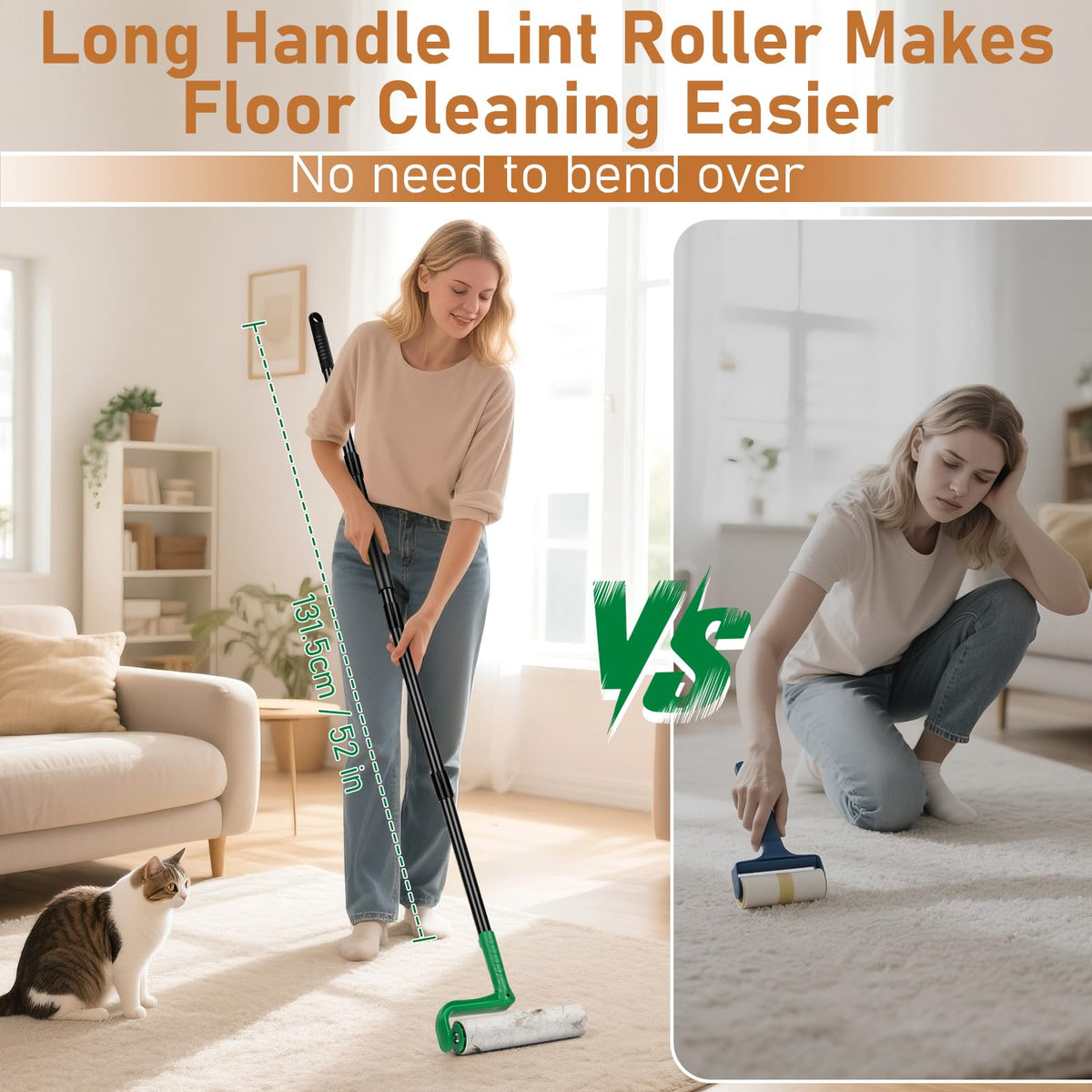 10 Inch Large Lint Roller Refills for Lint Remover
