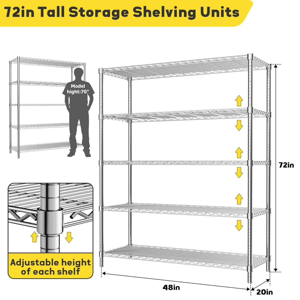 Storage Shelves (3 Count)