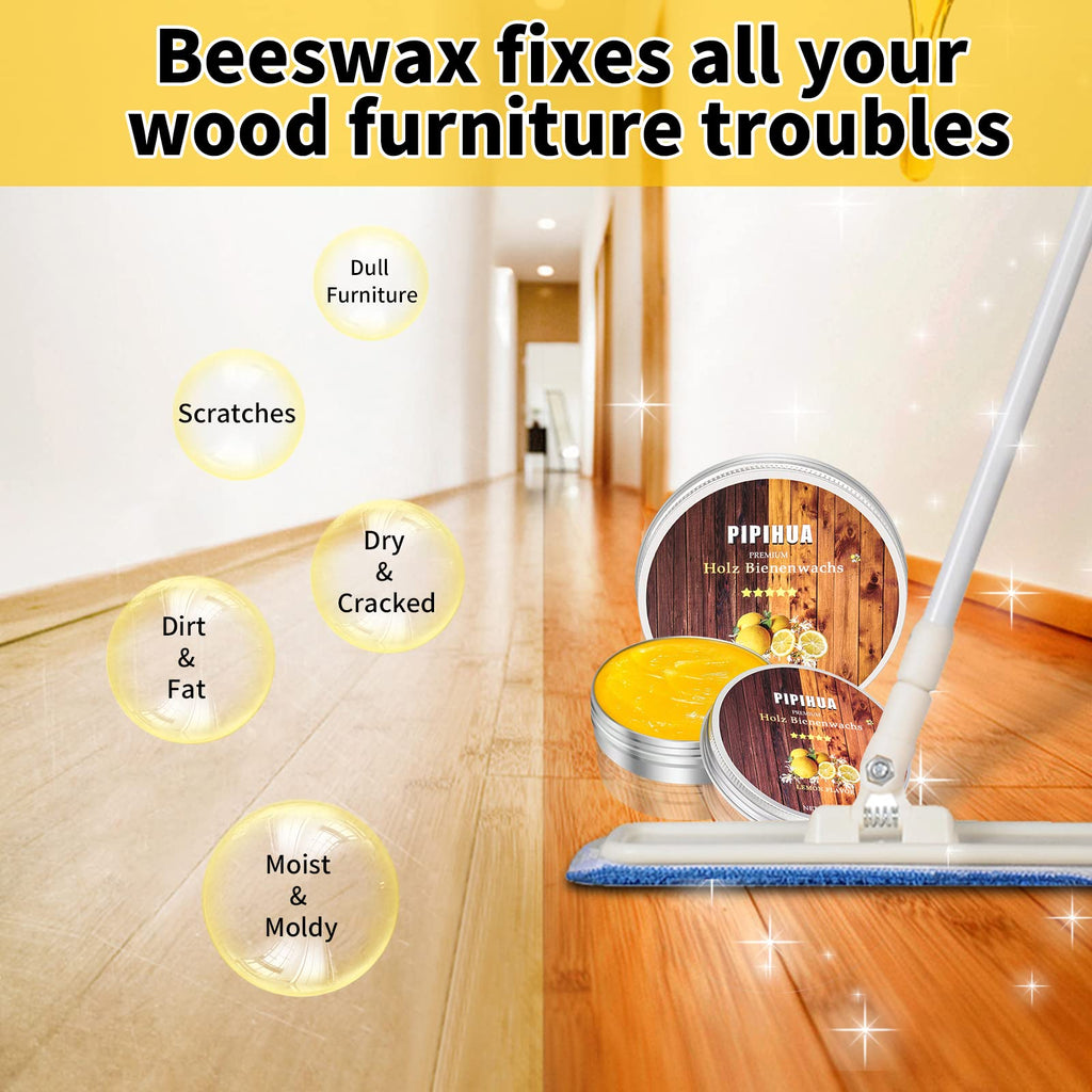Beeswax Polish and Conditioner for Wood Furniture (3.53 Ounce)