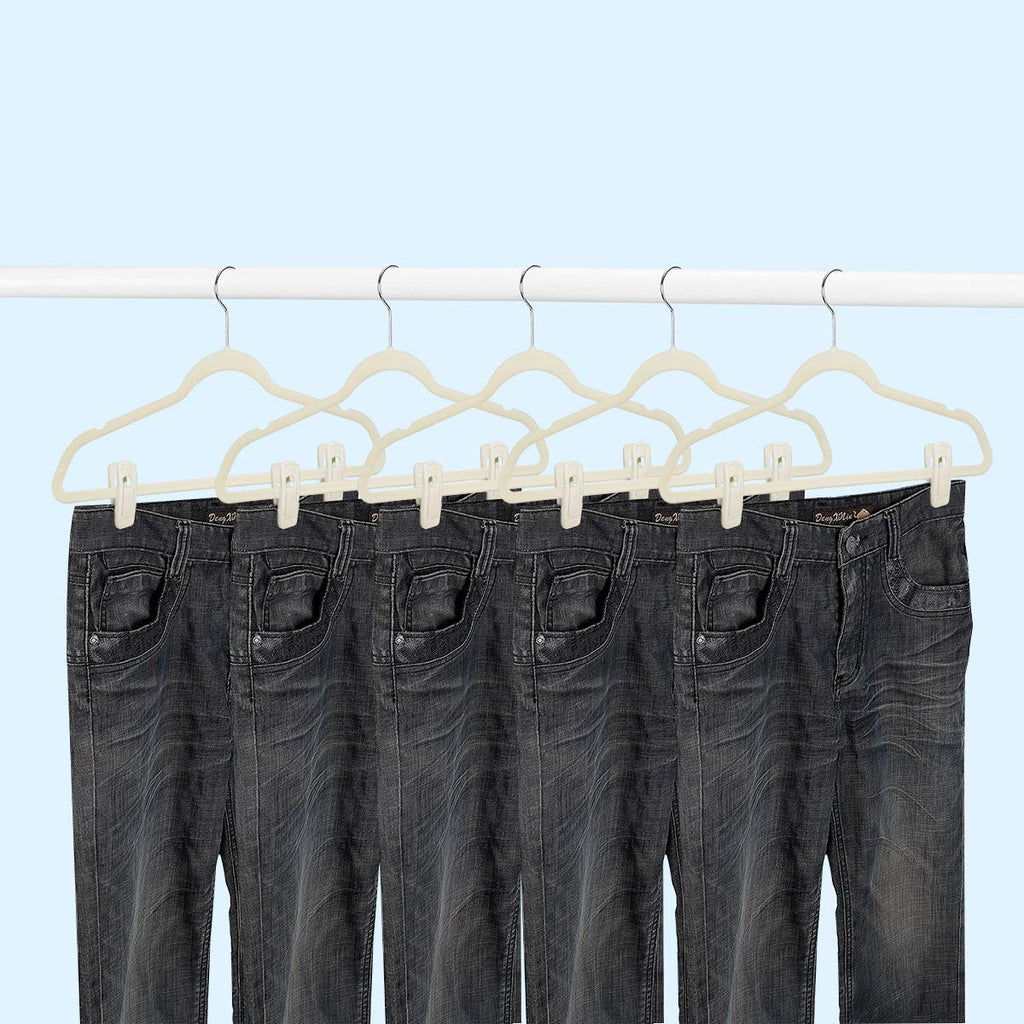 Velvet Hanger Clips (40 Count)