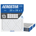20x26x1 MERV 13 High Efficiency Pleated Air Filter (4 Count)