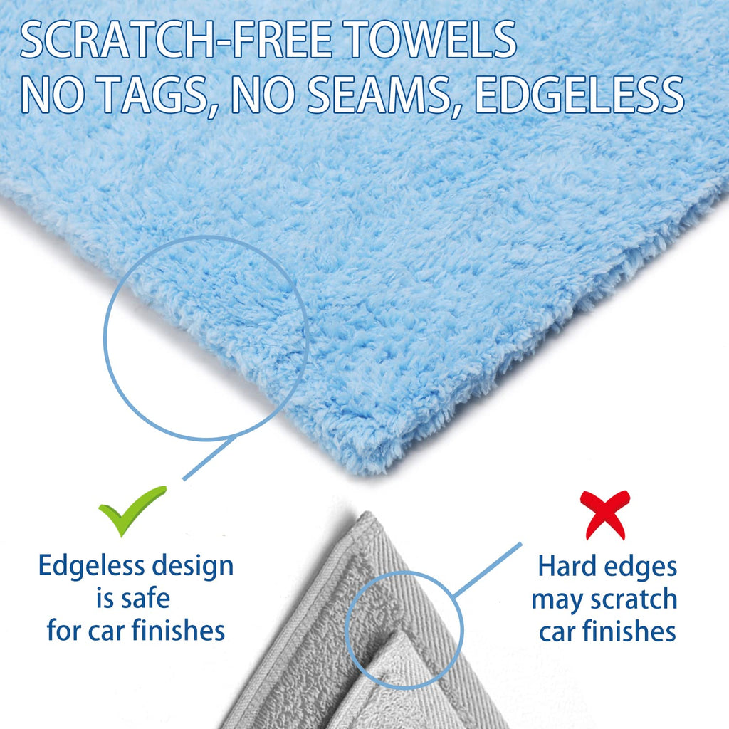 Microfiber Towels for Cars (6 Count)