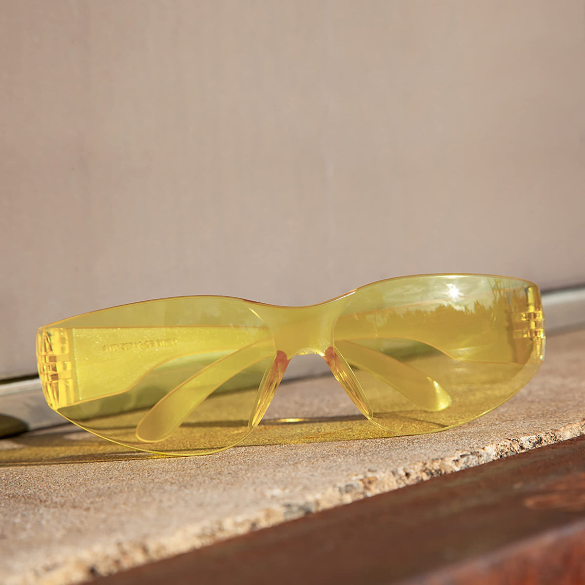 Yellow Safety Glasses (12 Count)