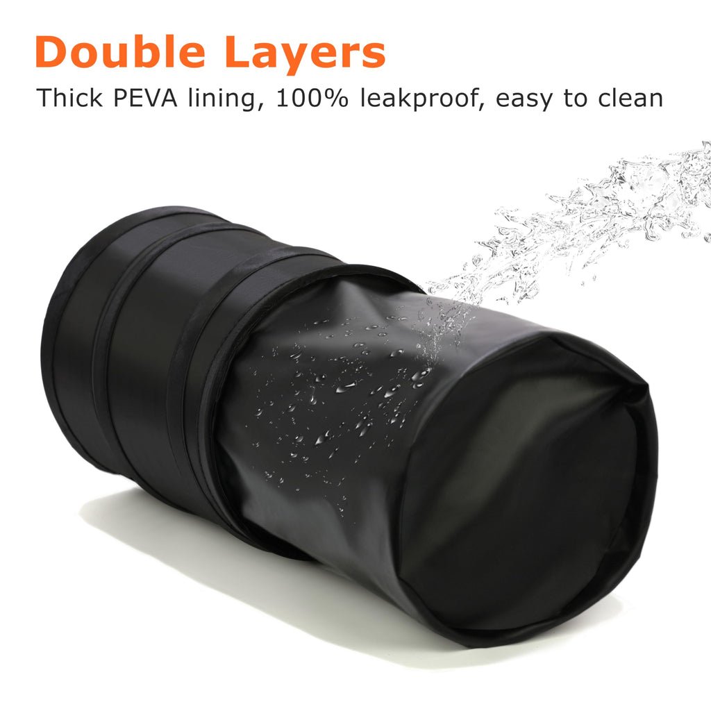 2 Gallons New Leakproof Car Trash Can