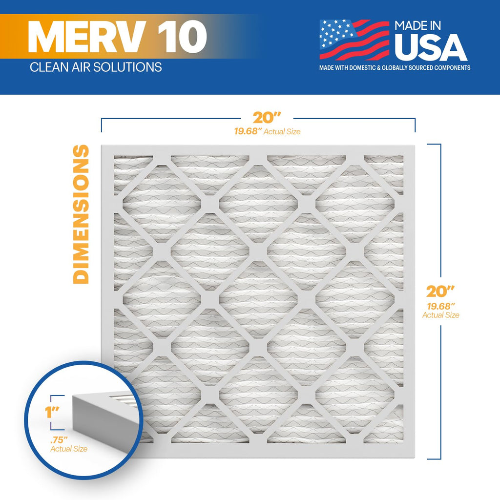 TruFilter 20x20x1 MERV 10 (6 Count)