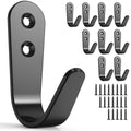 10 Pack Coat Hooks for Hanging (10 Count)