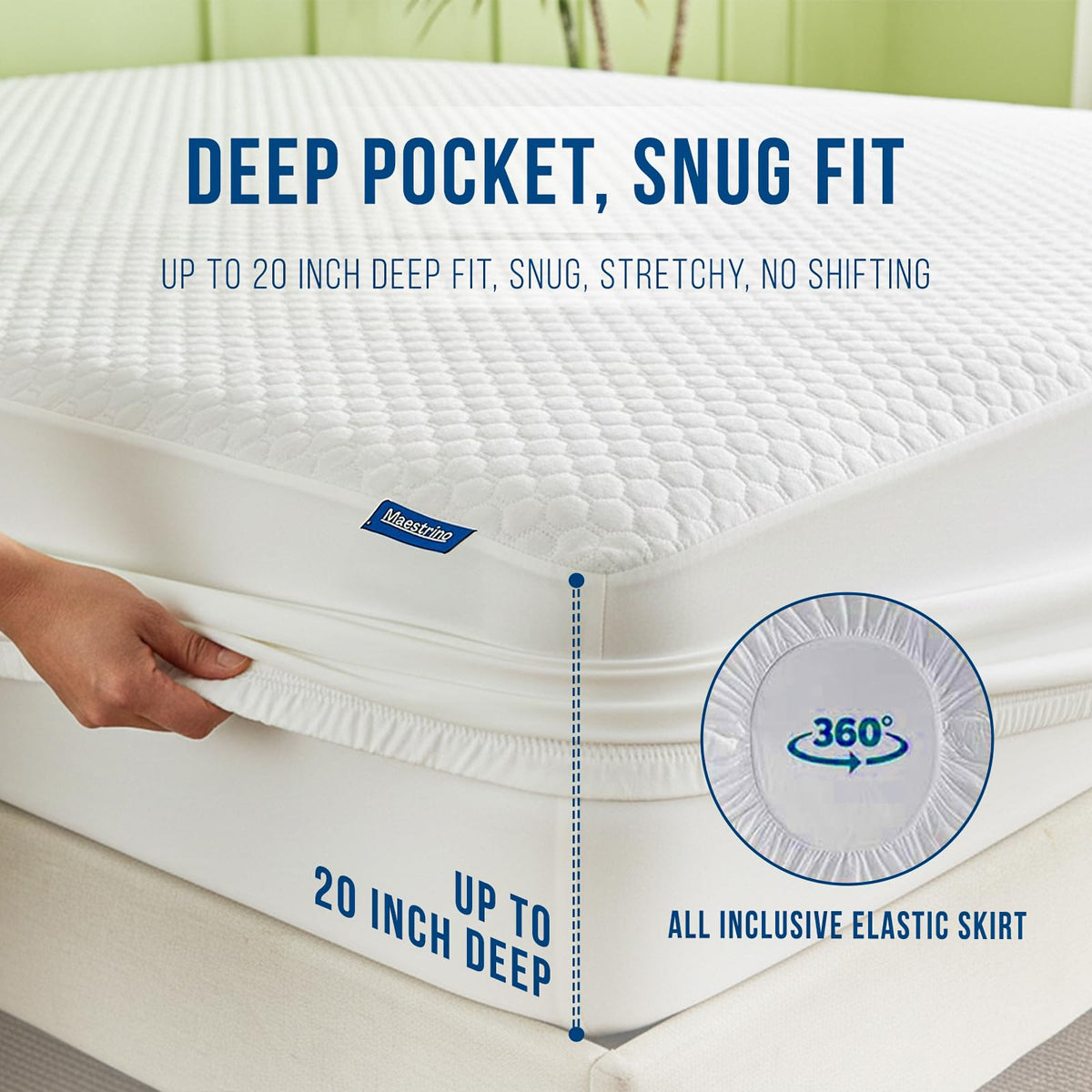 Tencel Twin XL Mattress Protector Pad