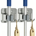 2 Pack Broom Holder Wall Mount (2 Count)