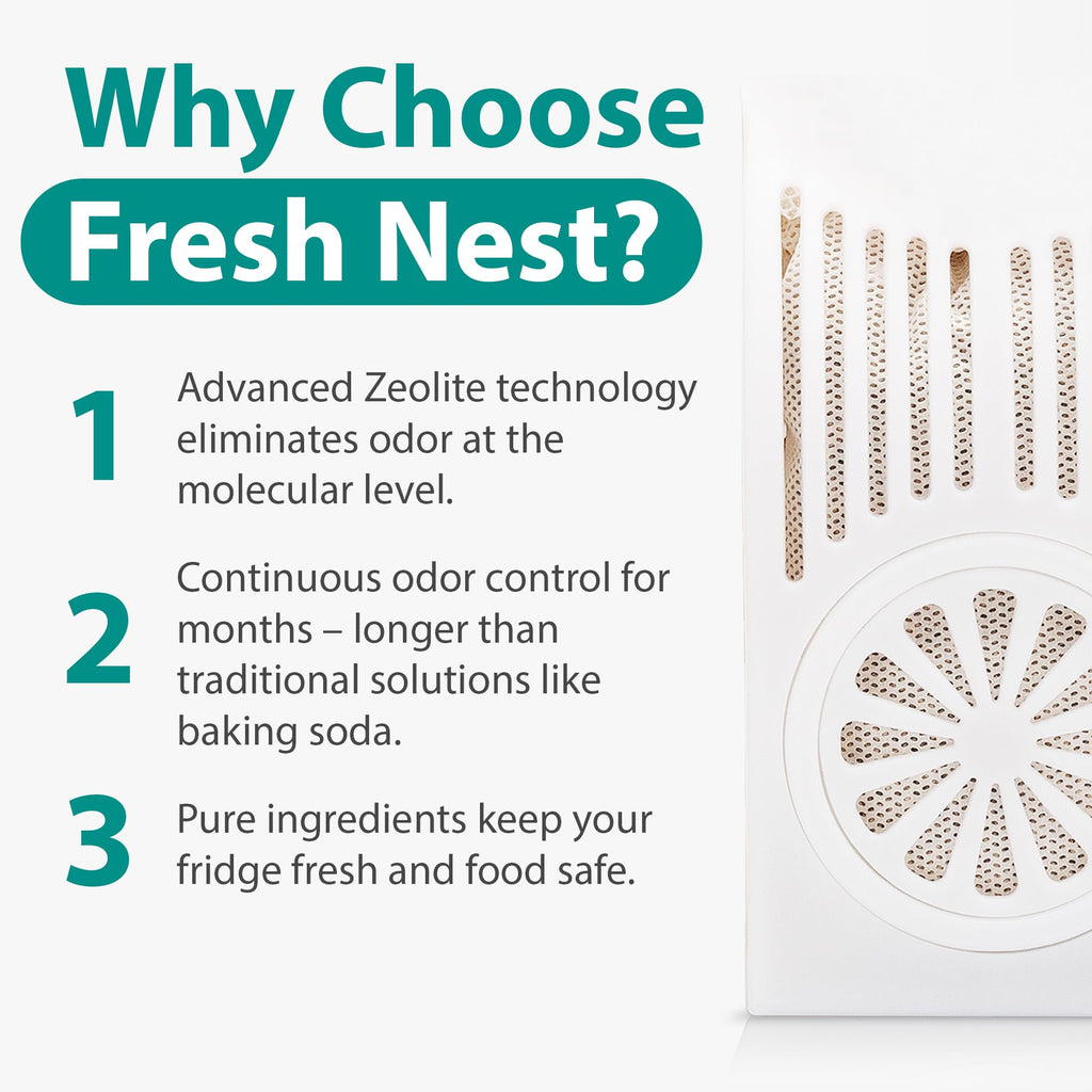 Refrigerator Deodorizer with Zeolites (4 Count)