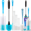 Bottle Brush Tube Cleaning Lab Set with Long Handle (11 Count)