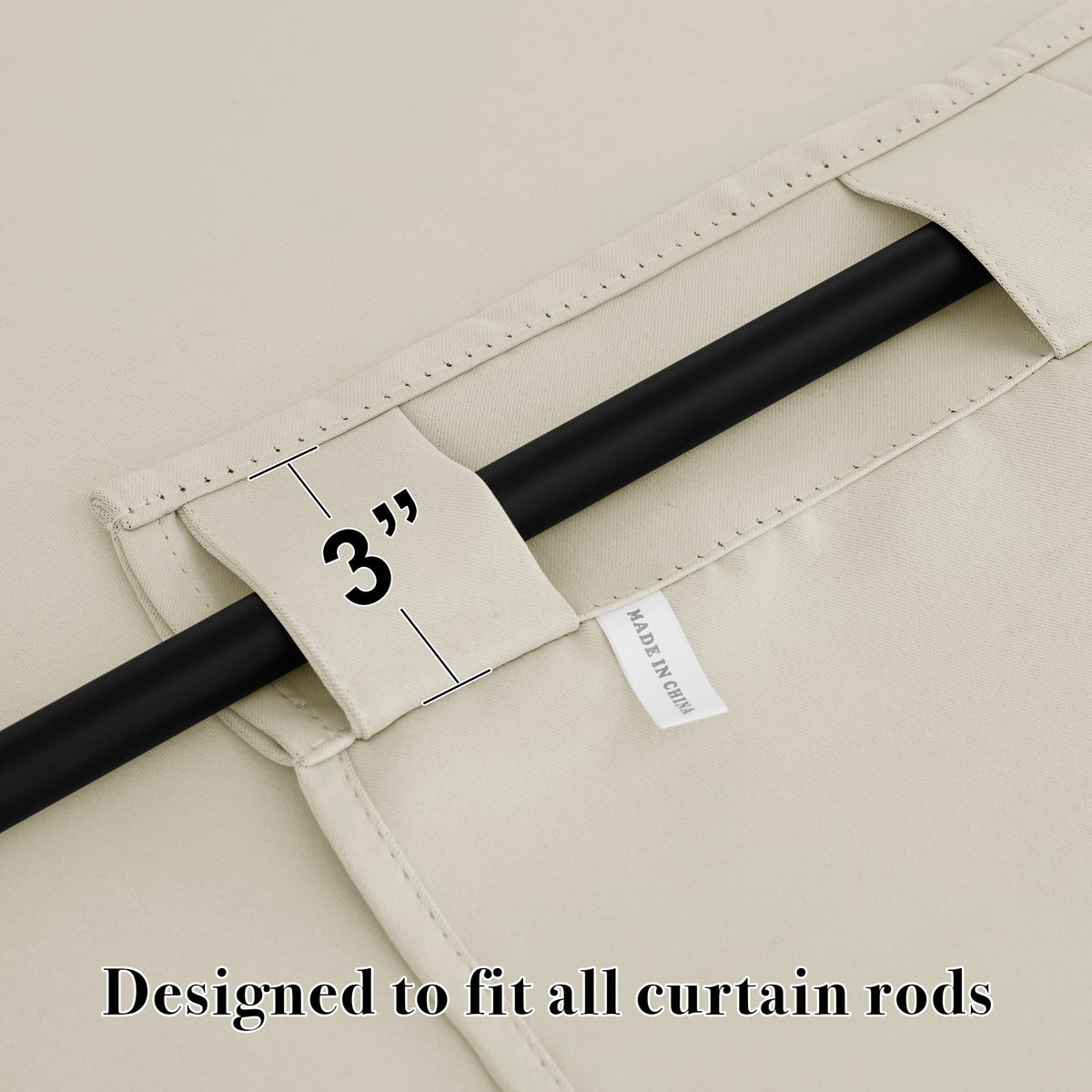 Small Window Curtains for Kitchen Bathroom Cafe RV Camper (2 Count)
