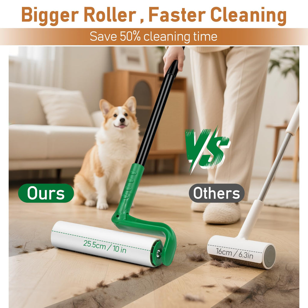 10 Inch Large Lint Roller Refills for Lint Remover