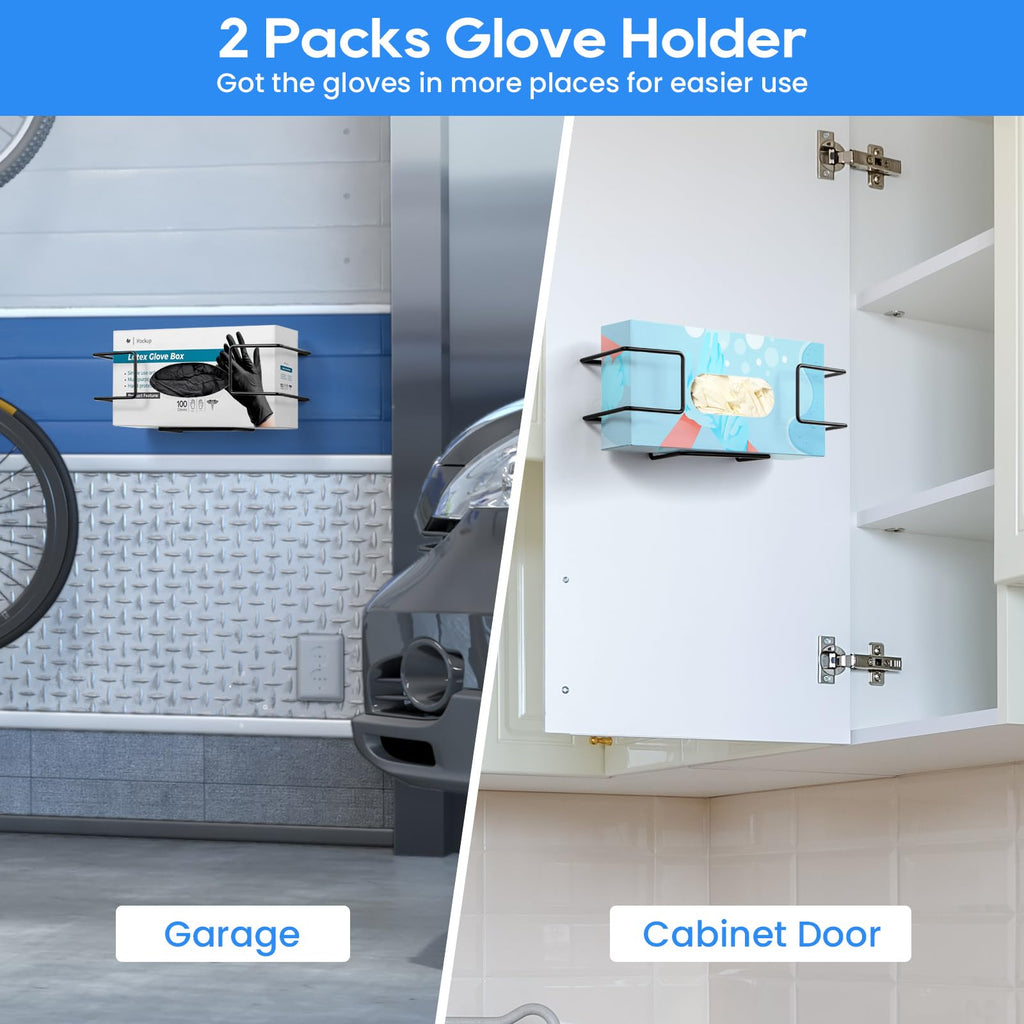 Glove Box Holder Wall Mount Dispenser