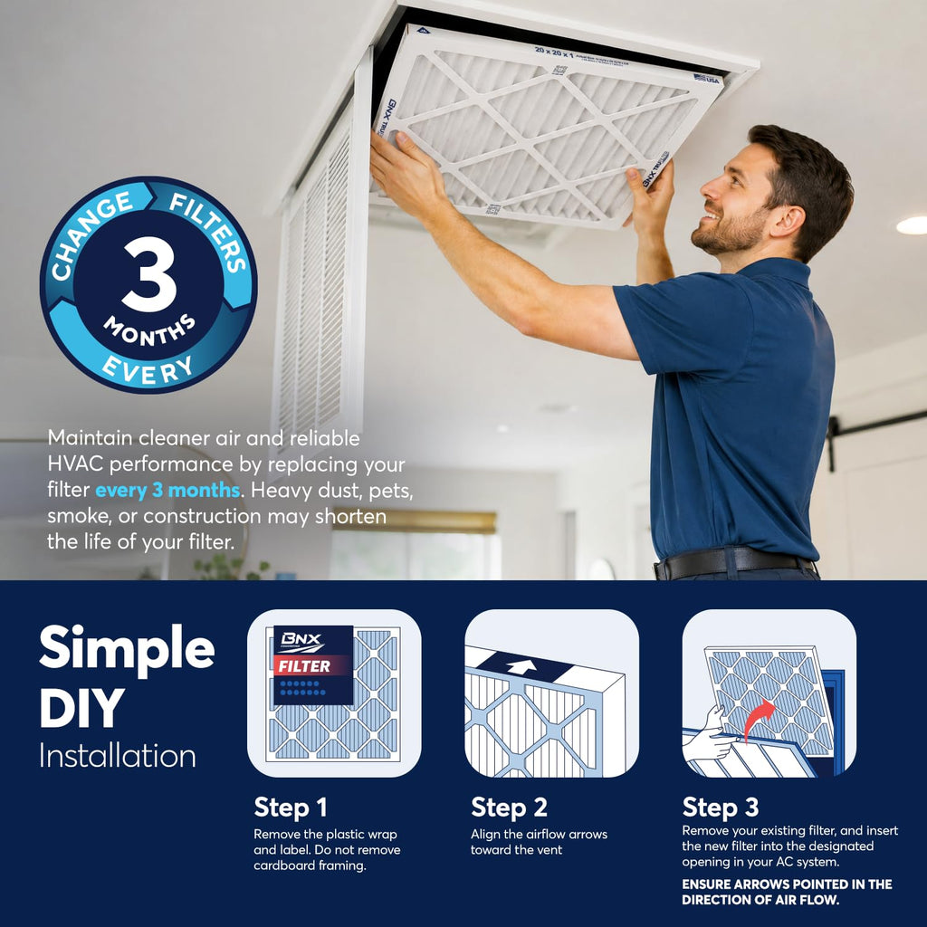 TruFilter 14x25x1 Air Filter MERV 13 AC Filter (6 Count)