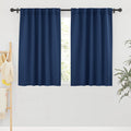 Blackout Curtains & Drapes for Bedroom 54 inches Long (2 Count)