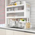 Dish Drying Rack 4 Tiers with Cover