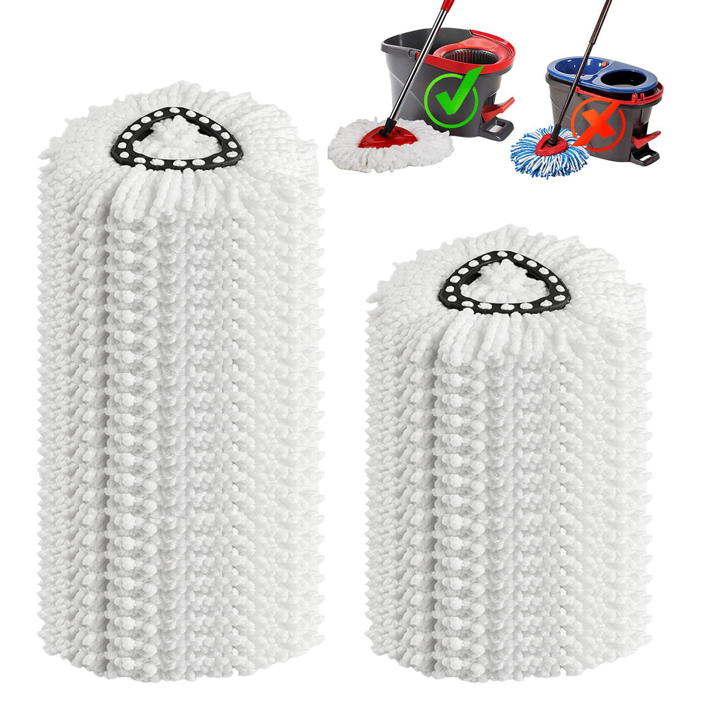 20 Pack Spin Mop Replacement Heads (20 Count)