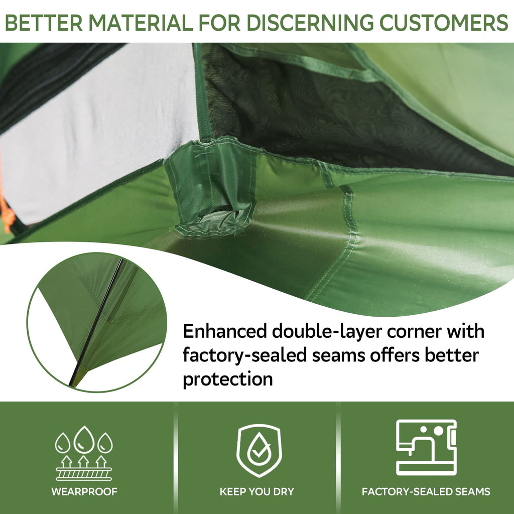 Clostnature 2 Person Lightweight Backpacking Tent, Camping Tent
