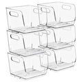 Stackable Storage Bins Open Front