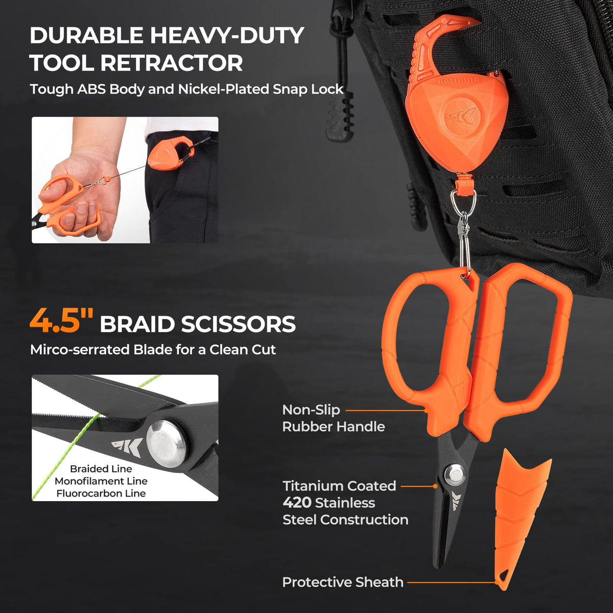 KastKing Fishing Tool Kit - 6pc