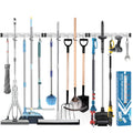 Mop and Broom Holder Wall Mount Garden Tool Rack Organizer (3 Count)