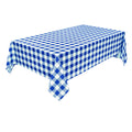 Classic Gingham Plaid Tablecloth Fabric